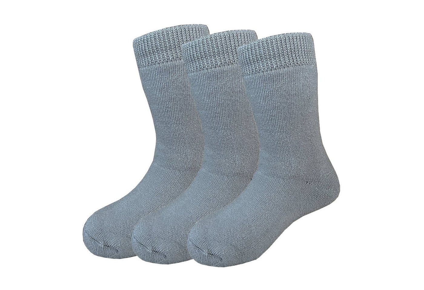 Yalion Langsocken Yalion Lange Socken weiche Kinder Socken mit Vollplüsch einfarbig atmungsaktiv von Yalion