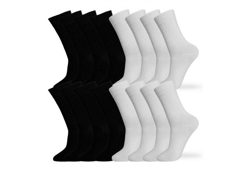 Yalion Socken Basicsocken Businesssocken Weiche Baumwolle Premium Business Socken (12-Paar) von Yalion