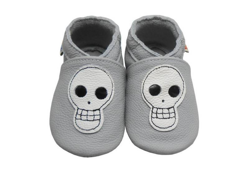 Yalion Weiche Leder Krabbelschuhe Lauflernschuhe Hausschuhe Lederpuschen Krabbelschuh aus echtem Leder von Yalion