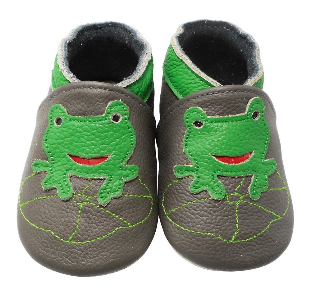 Yalion Weiche Leder Krabbelschuhe Lauflernschuhe Hausschuhe Lederpuschen Krabbelschuh von Yalion