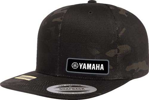 Yamaha Snapback Racing Hat Monster Energy, klassisches Logo, Throwback-Logo, Einheitsgröße, Camouflage-Schwarz, EinheitsgröÃŸe von Yamaha Motor