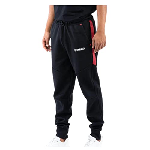 Yamaha Revs Herren Jogging Hose Jogginghose schwarz (as3, Alpha, x_s, Regular, Regular) von Yamaha