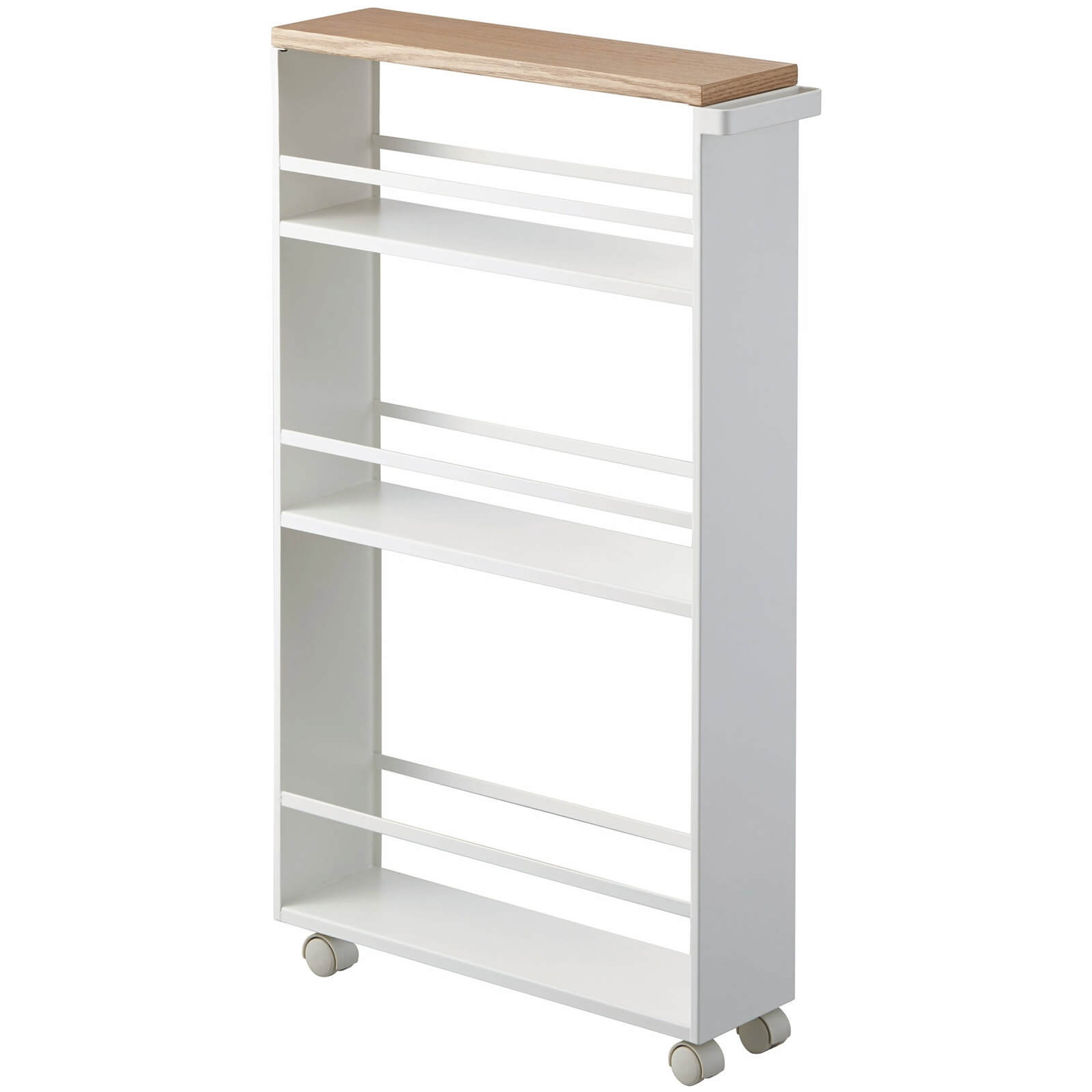 Yamazaki Tower Slim Trolley - White von Yamazaki