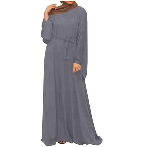 Damen Muslim Prayer Dress Muslim Kleidung Für Frauen Türkisch Muslimische Lang Kleider Set Gebetskleidung Abaya Damen Langarm Islamische Muslimische Kleid Ramadan von Yamjisen