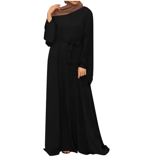 Damen Muslim Prayer Dress Muslim Kleidung Für Frauen Türkisch Muslimische Lang Kleider Set Gebetskleidung Abaya Damen Langarm Islamische Muslimische Kleid Ramadan von Yamjisen