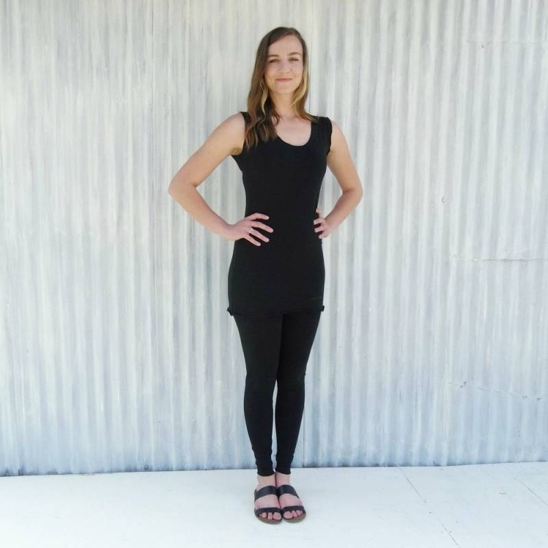 Tanktop Aus Bio-Baumwolle French Terry - Ärmelloses Basisshirt von YanaDee