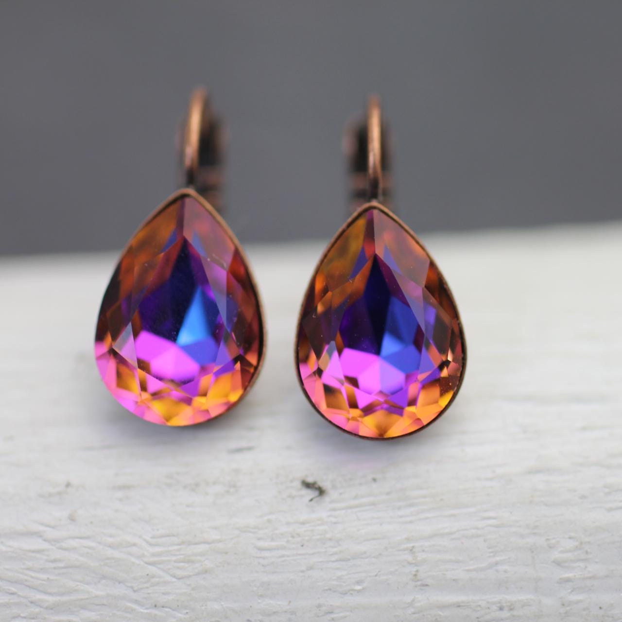 Crystal Teardrop Ohrringe, Swarovski Ohrhänger, Pearshape, Büroschmuck, Beste Geschenke Für Sie, F36-1Ac-Sw Crystal Teardrop Ohrringe, Swarovski Ohrhänger, Pearshape, Büroschmuck, Beste Geschenke Für Sie, F36-1Ac-Sw von YanardagJewelryShop