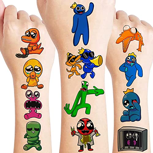 Temporäre Tattoo Set Kinder Tattoos,100+ pcs 4 Blätter Kinder tattoos Aufkleber Stickers für Geschenktüten Kindergeburtstag Mitgebsel Mädchen Jungen von Yangsiw