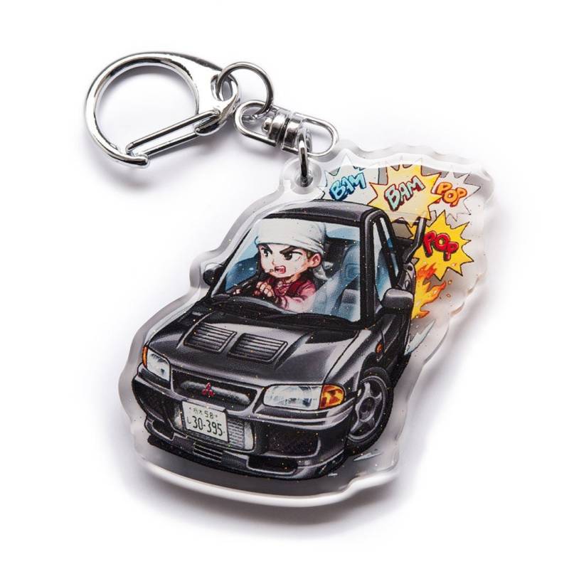 Initial D Kyoichi Sudo Charakter Drift Lancer Evolution Iii Evo 3 Ce9A Schwarz 2nd Stufe Acryl Charm Schlüsselanhänger Doppelseitig Manga Anime Jdm von YanimatorNayukiART