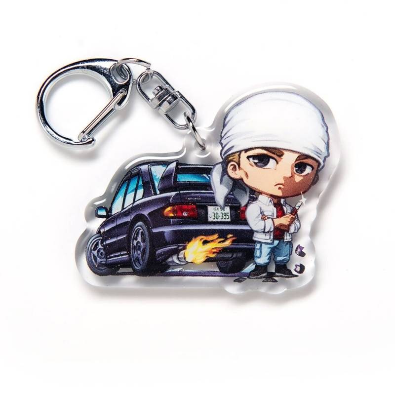 Initial D Kyoichi Sudo Lancer Evolution Iii Evo 3 Ce9A Hinten Schwarz 2nd Stufe Acryl Charm Schlüsselanhänger Doppelseitig Manga Anime Jdm von YanimatorNayukiART