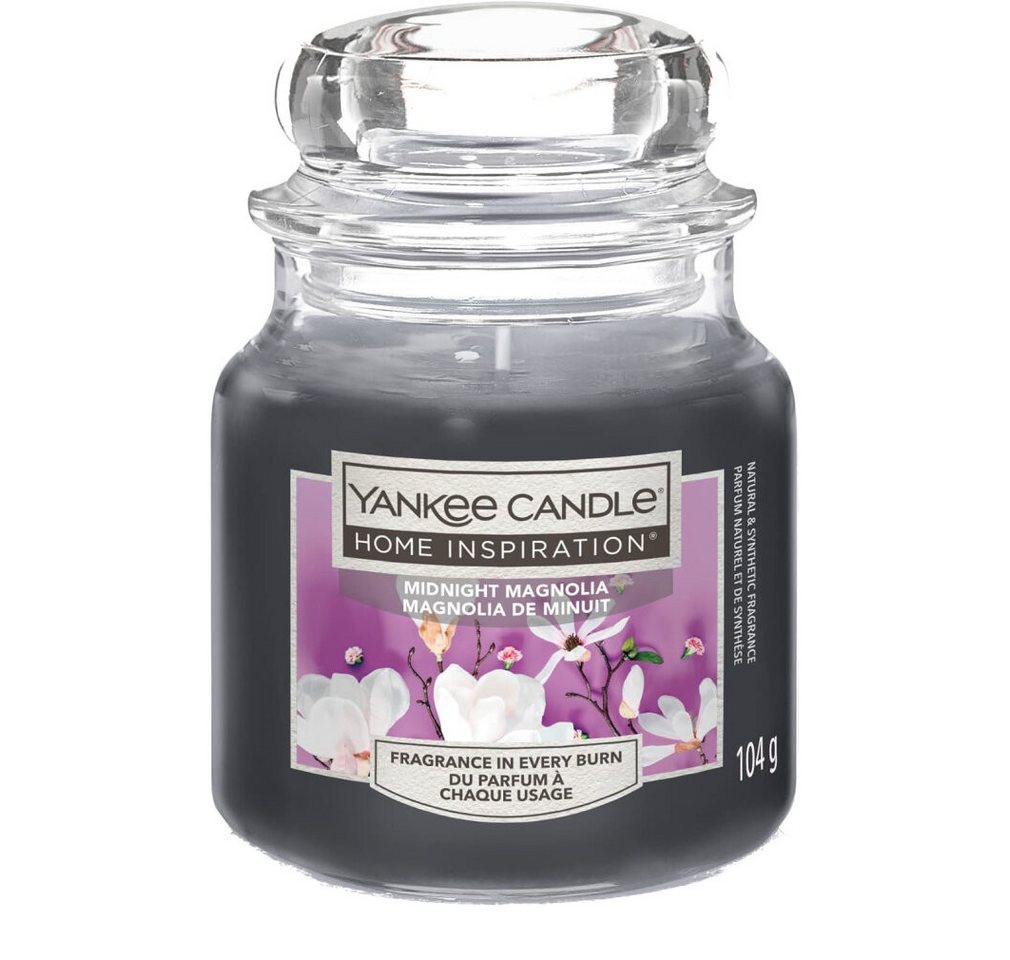 Yankee Candle Körperpflegemittel Home Inspiration kleine Duftkerze Midnight Magnolia 104 g von Yankee Candle
