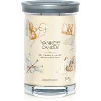 Yankee Candle Soft Wool & Amber Signature Large Tumbler Duftkerze von Yankee Candle