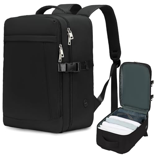 Yankony Handgepäck Rucksack 40x30x20 Für Ryanair Klein Reiserucksack 24L Travel Backpack Rucksack Handgepäck Flugzeug Für Herren Damen von Yankony