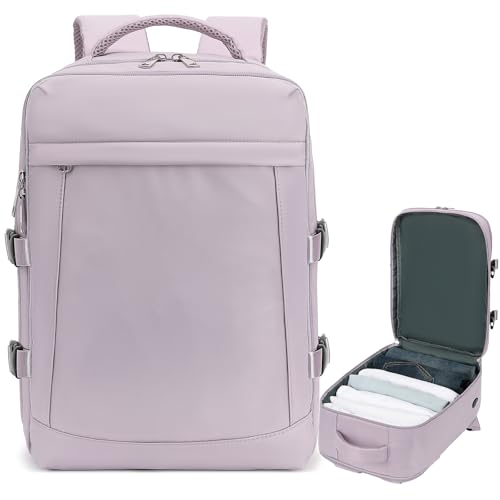 Yankony Handgepäck Rucksack 55x40x20 Für Ryanair Groß Reiserucksack 44L Travel Backpack Rucksack Handgepäck Flugzeug Für Herren Damen von Yankony