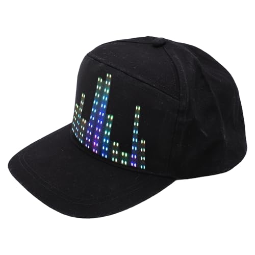 LED -Kappe, Abnehmbarer LED -Display -Bildschirm Smart Hut, App Programmierbar, Baumwollvereinbarung LED -Baseballkappe für Partykonzerte Festivals, 12x32 LED -Display LED -Kappe, Abnehmbarer LED -Display -Bildschirm Smart Hut, App Programmierbar, Baumwollvereinbarung LED -Baseballkappe für Partykonzerte Festivals, 12x32 LED -Display von Yanmis