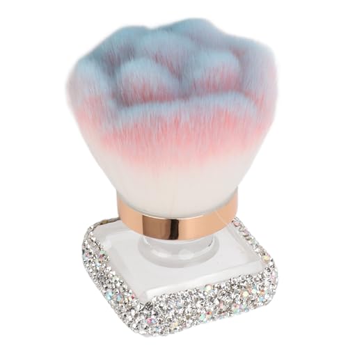 Yanmis Nagelstaubpinsel, Strassbeinweiche Duster Pinsel Art Staubpulver Remover Make -up Maniküre Pinsel Reinigen Sie Werkzeuge Ergonomischer Griff für Acrylnägel von Yanmis