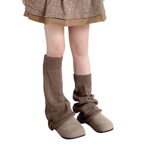 Yanmucy Beinstulpen für Damen Double Layer Plüsch gestrickt Bein Ärmel Beinwärmer Wide Legged Warm Winter Stulpen Knie hohe Beinwärmer Lange Knie Bein Ärmel für Mädchen (Braun, Einheitsgröße) Yanmucy Beinstulpen für Damen Double Layer Plüsch gestrickt Bein Ärmel Beinwärmer Wide Legged Warm Winter Stulpen Knie hohe Beinwärmer Lange Knie Bein Ärmel für Mädchen (Braun, Einheitsgröße) von Yanmucy