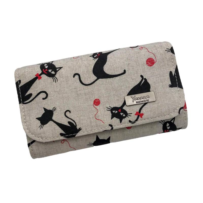 Portemonnaie Mit Katzen von YannnaHandmade