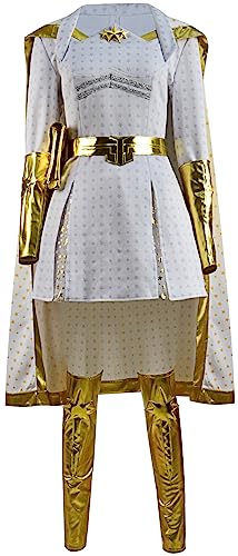 Erwachsene Starlight Halloween Cosplay Cape Frauen Annie Januar Kostüm Overall Umhang Outfits (Stil 4, 2X-Large) von Yanny