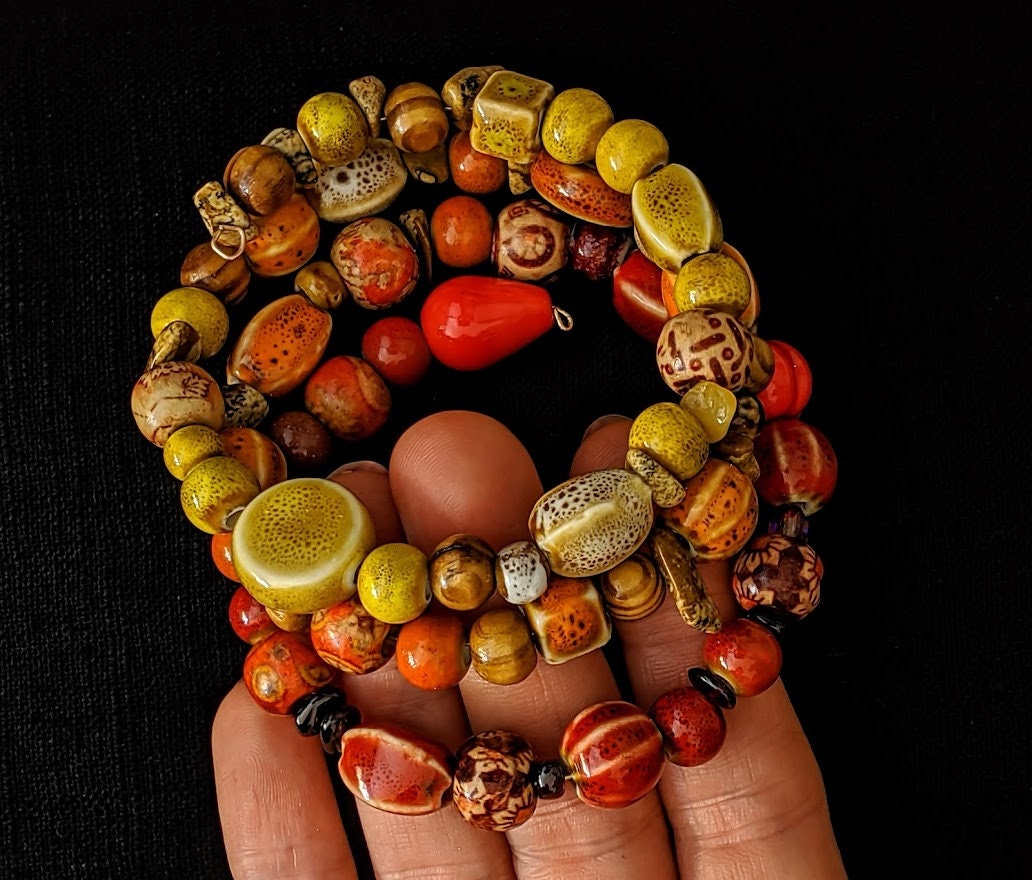 Armband Rot Orange Yelllow Armband Rot Orange Yelllow von YannySoulmate