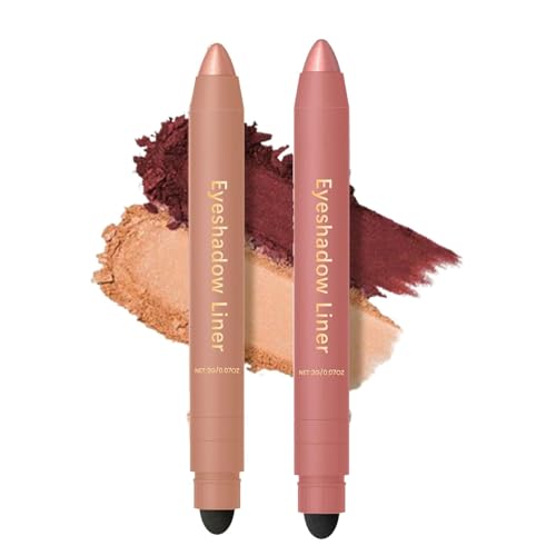 2-in-1 Shadow Liner Eyeliner & Eyeshadow Stick, Inelaborate Eye Shadow, Smudge-Proof Wear, Waterproof, Long-Lasting, Gentle & Smooth Application (B) von Yanobia