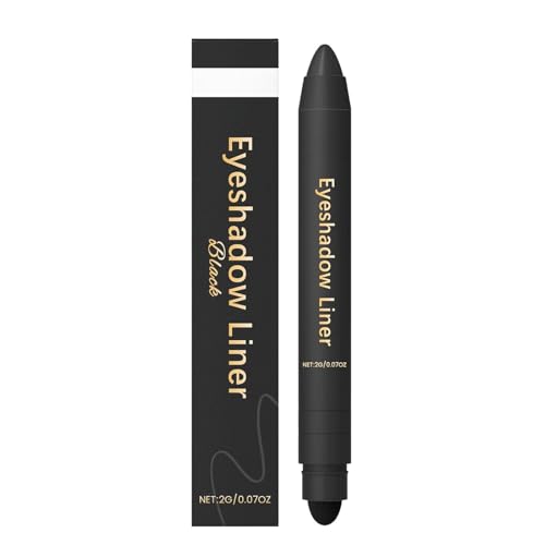 2-in-1 Shadow Liner Eyeliner & Eyeshadow Stick, Inelaborate Eye Shadow, Smudge-Proof Wear, Waterproof, Long-Lasting, Gentle & Smooth Application (Black) von Yanobia