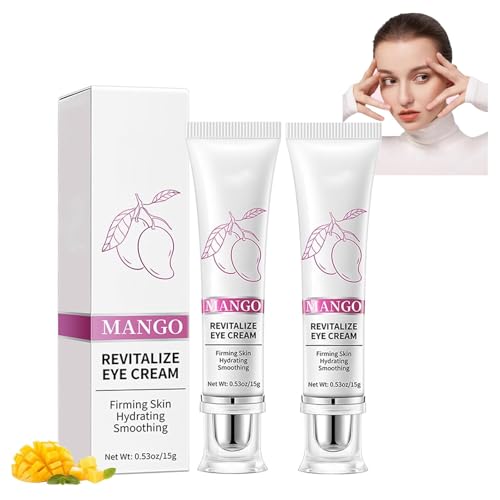 Eyelift Serum Mango Revitalize Eye Cream, Mango Activating and Firming Eye Cream, Removes Eye Bags & Dark Circles, Firming & Nourishing Eye Care for Men & Women (2Pcs, 1) von Yanobia