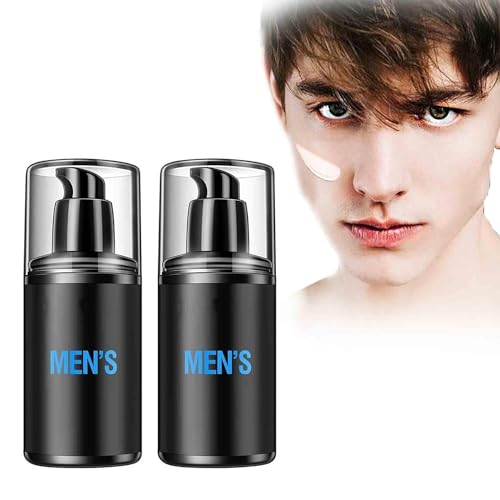 Men's Makeup Cream for Moisturizing & Spots Covering, Strong Concealer Men's Multi-Effect Bare Face Cream, Oil-Control Hydration Men's Moisturizing Concealer Isolation Cream fro Men (2Pcs) von Yanobia