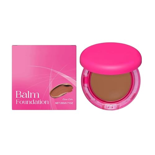 Peptide Bounce Balm Foundation, Peptide Bounce Foundation - Hydrating, Age-Defying Makeup for Mature Skin, Medium Buildable Coverage, Blur Fine Lines, Smooths Texture (Dark Brown, 1) von Yanobia