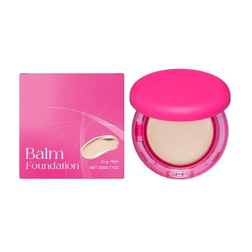 Peptide Bounce Balm Foundation, Peptide Bounce Foundation - Hydrating, Age-Defying Makeup for Mature Skin, Medium Buildable Coverage, Blur Fine Lines, Smooths Texture (Ivory White, 1) von Yanobia