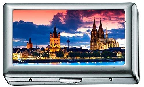 Zigarettenetui Box, Kölner Dom in Deutschland für Zigarettenetui oder Zigarettenetui aus Edelstahl von YENDOSTEEN