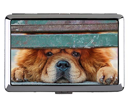 Zigarettenetui-Kasten, Chow-Chow-Schoßhund-berufliche Visitenkarte von Yanteng