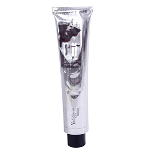 Graues Haarfarbstoff, 1pc Natural Hair Dye Creme Unisex Haarfarbe Dye Styling Creme Asche graues Haar Originalformel Tönung für Mann und Frauen von Yaoliucp