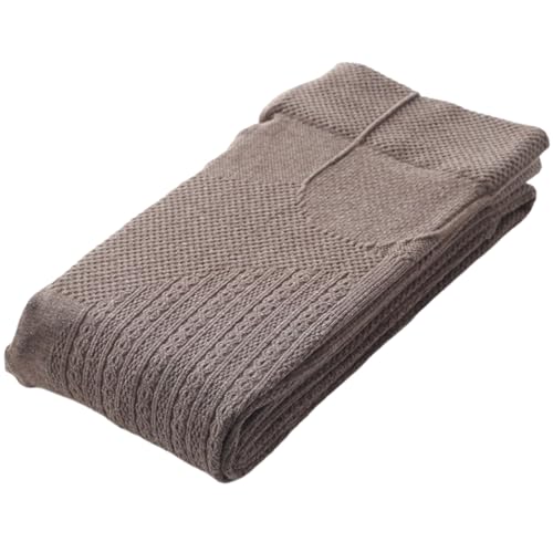 Kabelstrick-Strumpfhosen Frauen schnank-so-saftiger Pullover-Strumpfhose mit vertikalen Streifen schmeichelhafte Fit-Strick-Strumpfhosen mit hoher Elastizität für Wintermode-Outfit braune, Kabelstric von Yaoliucp