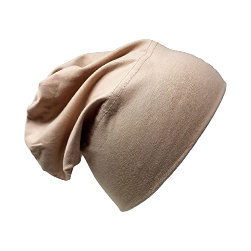Bonnet Baumwolle Bandana Hijab Kopf Schlafmütze Unter Schal Knochen Kopftuch Turban Dehnbar Beanie Krebs Haarabdeckung Schutz Patienten Pflege Hut, hautfarben, Einheitsgröße von Yaqeen