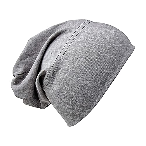 Haube Baumwolle Bandana Hijab Kopf Schlafmütze unter Schal Knochen Kopftuch Turban Stretchy Beanie Krebs Haar Abdeckung Schutz Patienten Pflege Hut, silber, Einheitsgröße von Yaqeen