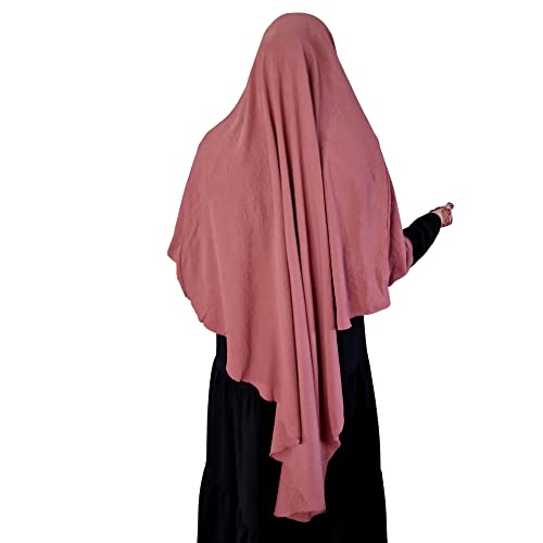 Yaqeen Dreieck Diamant Khimar Jazz Hijab für Muslima Kopftuch, Tube, islamisches Gebetskopftuch, nude von Yaqeen