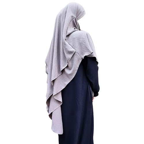Yaqeen 2 lagiger Jazz Khimar langer Hijab für Muslimah Kopftuch Islamische Kleidung taupe Yaqeen 2 lagiger Jazz Khimar langer Hijab für Muslimah Kopftuch Islamische Kleidung taupe von Yaqeen