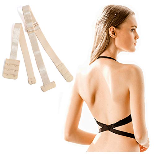 BH-Träger Konverter Verstellbarer BH Extender 2 Haken für Damen Lady Backless Dress von YarBar