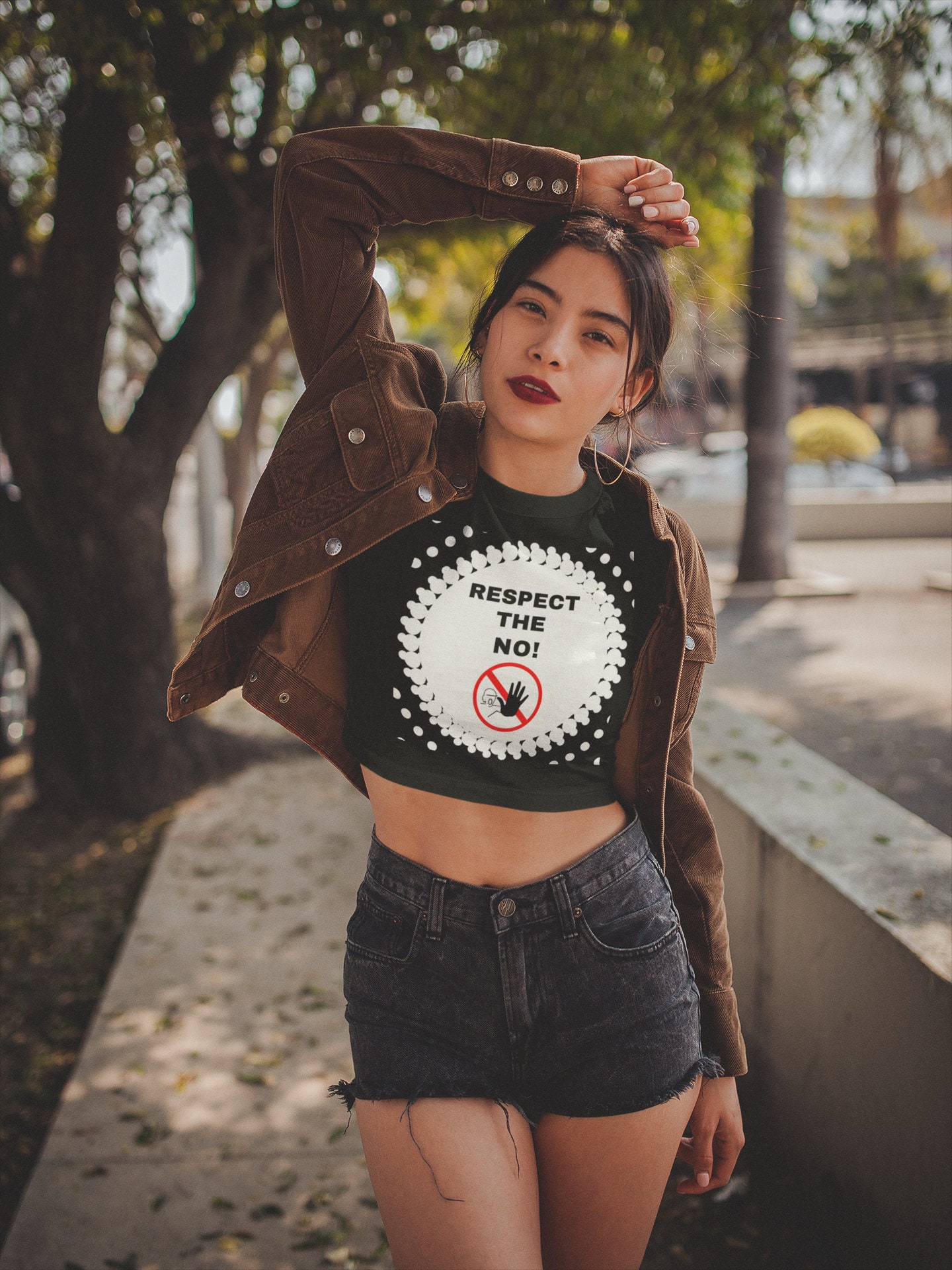 Respekt The No Crop Top | Yard Girls Rock von YardGirlsRock