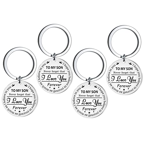 Yardenfun Schlüsselanhänger Aus Edelstahl Für Die Tochter Mit Der Gravur „an Meine Tochter“ Inspirierendes Geburtstagsgeschenk Schlüsselanhänger-Set von Yardenfun