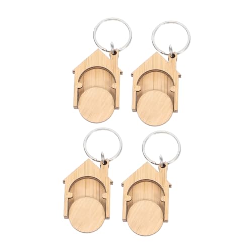 Yardenfun 4stücke Einkaufswagen Tokens Praktische Schlüsselanhänger Für Einkaufswagen Kleine Token Für Supermärkte Langlebig Und Leicht Zu Transportieren von Yardenfun