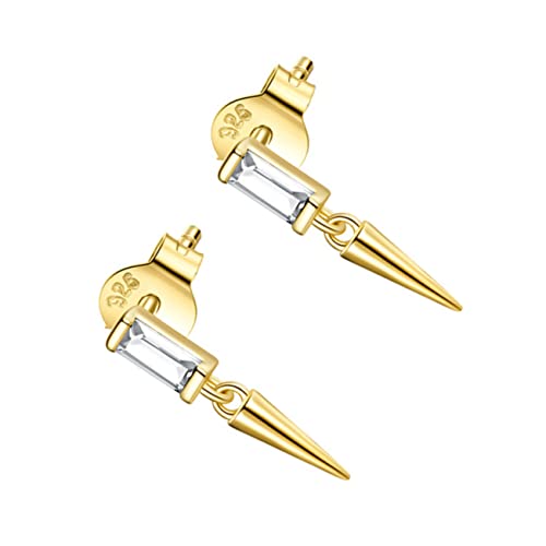 Yardenfun 1 Paar Funkelnde Zirkonia Ohrringe 925 Sterling Silber Geometrische Ohrstecker für Frauen Schmuck Eleganter Ohrschmuck für Besondere Anlässe Yardenfun 1 Paar Funkelnde Zirkonia Ohrringe 925 Sterling Silber Geometrische Ohrstecker für Frauen Schmuck Eleganter Ohrschmuck für Besondere Anlässe von Yardenfun