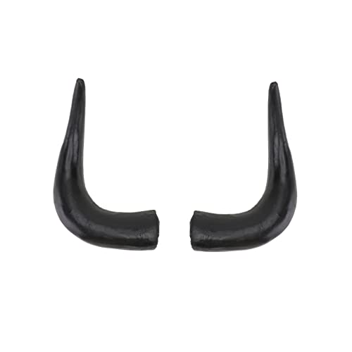 Yardenfun 1paar Simulierte Ochsenhorn Haarschmuck Kopfschmuck Für Karneval Halloween Und Kostümpartys Realistische Horn Dekoration Mittelgröße von Yardenfun