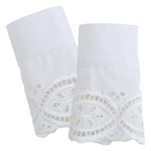 Yardenfun Spitzen-handgelenkmanschetten Für Damen Elastisch Modisches Kleiderzubehör Abnehmbare Handmanschetten von Yardenfun