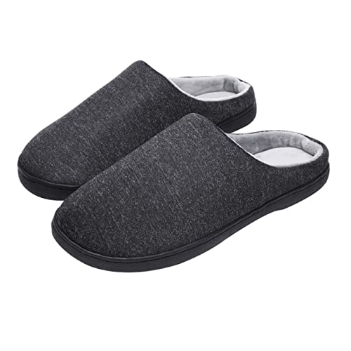 Yardenfun 1 Paar Hausschuhe für Damen und Herren Warme Rutschfeste Indoor Pantoffeln für Herbst und Winter Bequeme Leichte und Kuschelige Slipper mit Rutschfester Sohle von Yardenfun
