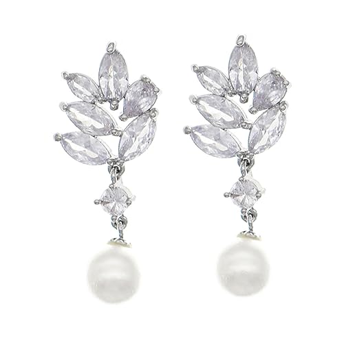 Yardenfun 1 Paar Hochwertige Brautohrringe Ohrringe für Hochzeiten Partys Besondere Anlässe Stilvolle Damen Ohrschmuck für Frauen von Yardenfun