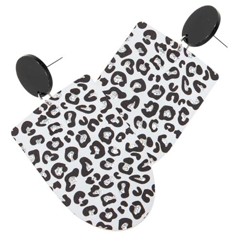 Yardenfun 1 Paar Leopardenohrringe für Damen Extravaganter Retro Hängeohrring im Geometrischen Design für Besondere Anlässe Stilvolles für Freundinnen von Yardenfun