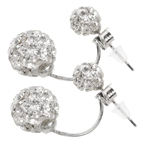 Yardenfun Zarte Strass Ohrringe Aus 925 Stück Sterling Silber Damen Ohrstecker Hypoallergen Für Hochzeit Und Alltag von Yardenfun