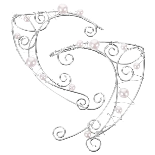 Yardenfun 1 Paar Perlen Elfenohr Ohrclips für Damen Ohrringe Ohrloch Teiliges für Partys Cosplay Besondere Anlässe Sicher Yardenfun 1 Paar Perlen Elfenohr Ohrclips für Damen Ohrringe Ohrloch Teiliges für Partys Cosplay Besondere Anlässe Sicher von Yardenfun